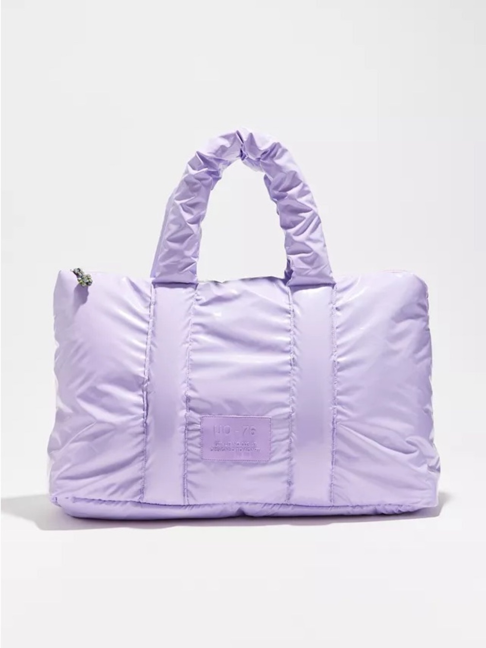 Urban Outfitters Bryn Lavender Quilted Puffy Tote Cloud Bag Minimalist Cozy Chic
